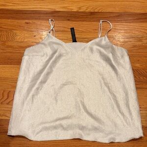 Express Shimmering Cream Cami Top